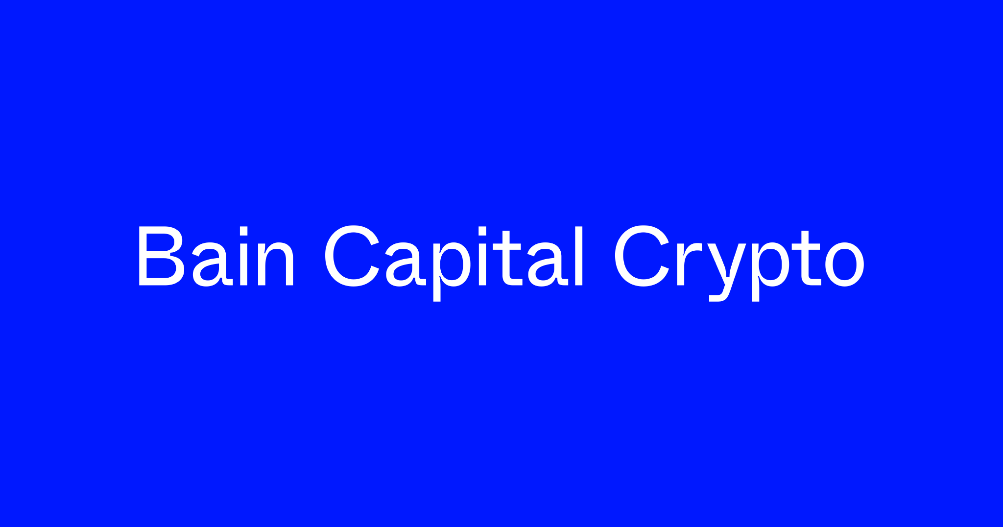 bain capital crypto